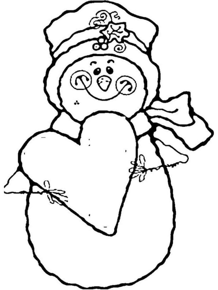 Lieve sneeuwpop