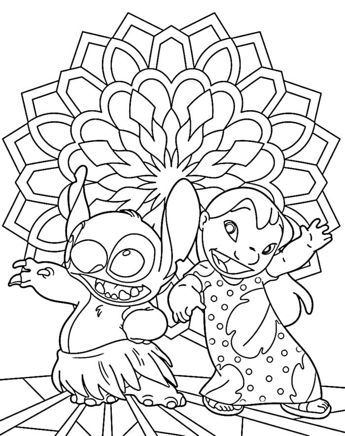 Lilo en Stitch Dansen