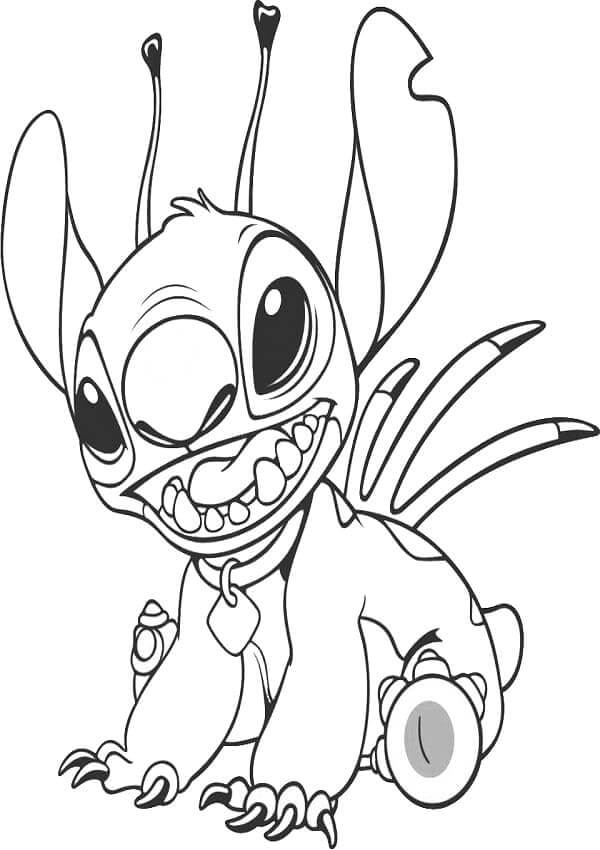 Lilo en Stitch om te Printen