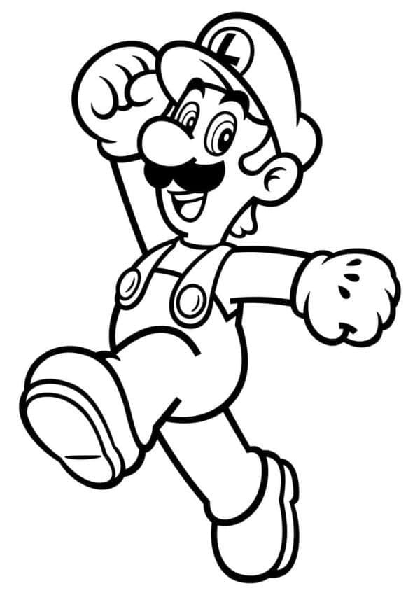 Luigi afdrukbare afbeelding