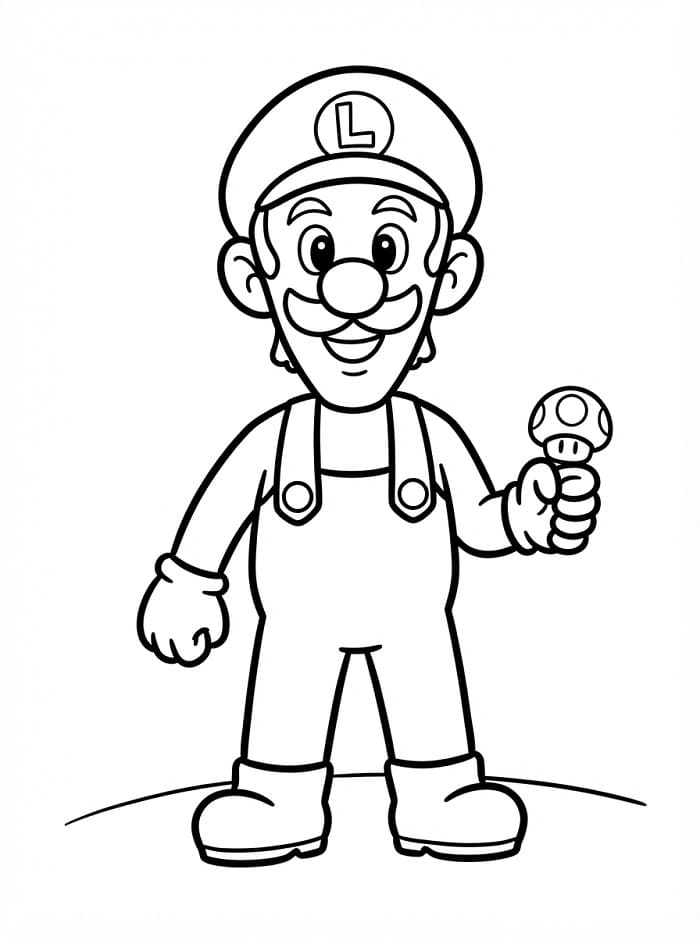 Luigi uit Super Mario