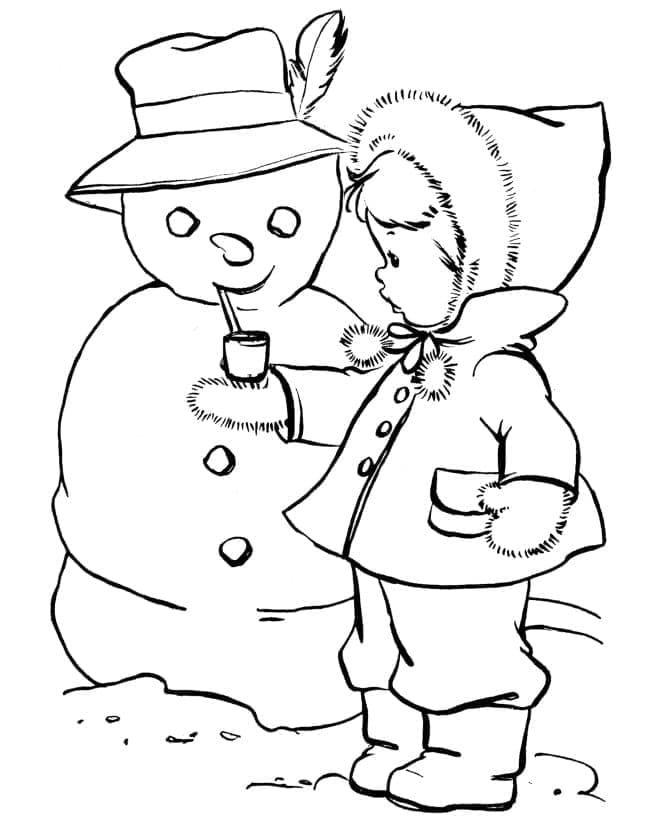 Makkelijke sneeuwfiguur