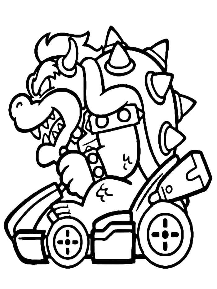 Mario Kart afdrukbare afbeelding