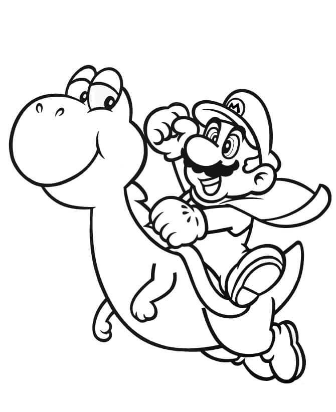 Mario afdrukbare afbeelding