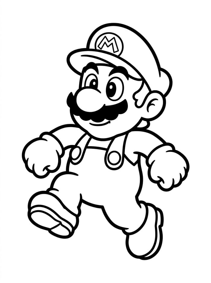 Mario gratis printbaar