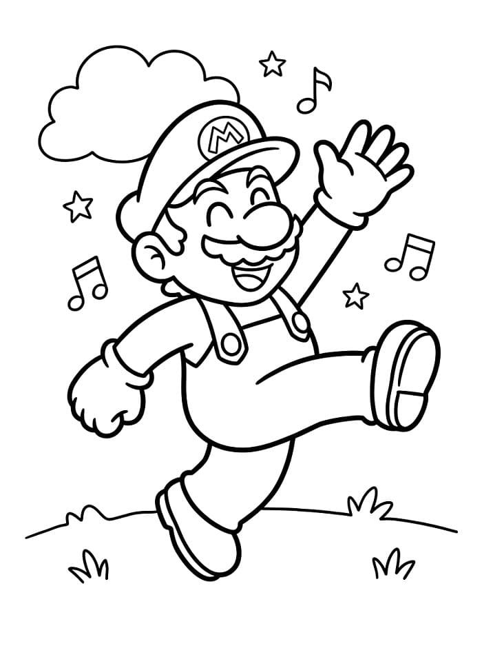 Mario om te printen