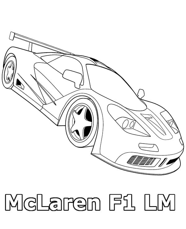 McLaren gratis te printen