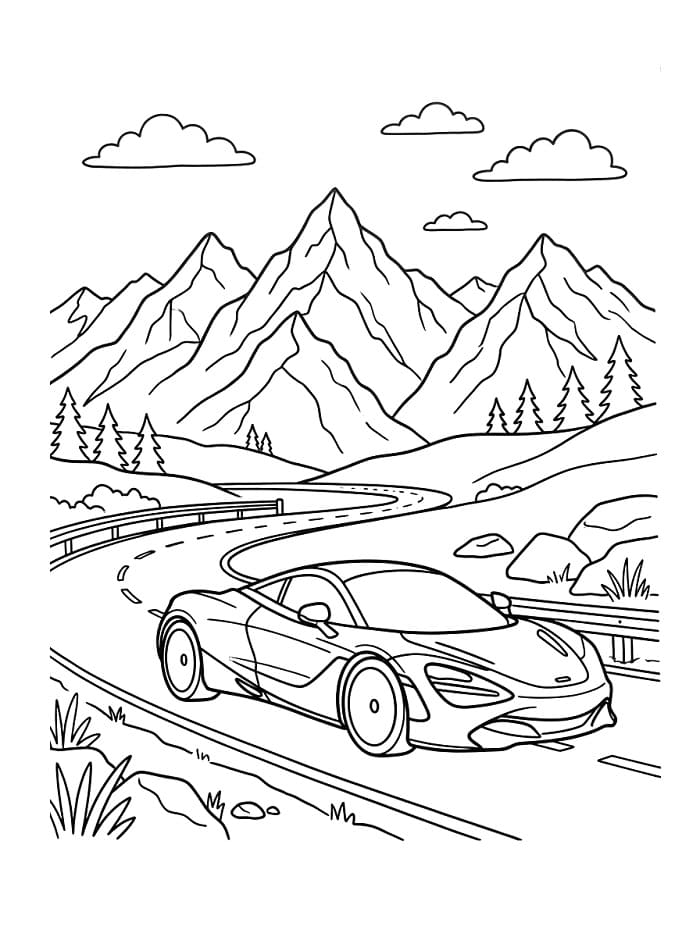 McLaren op de weg