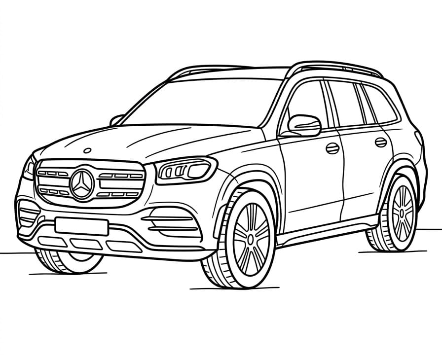 Mercedes gratis te printen
