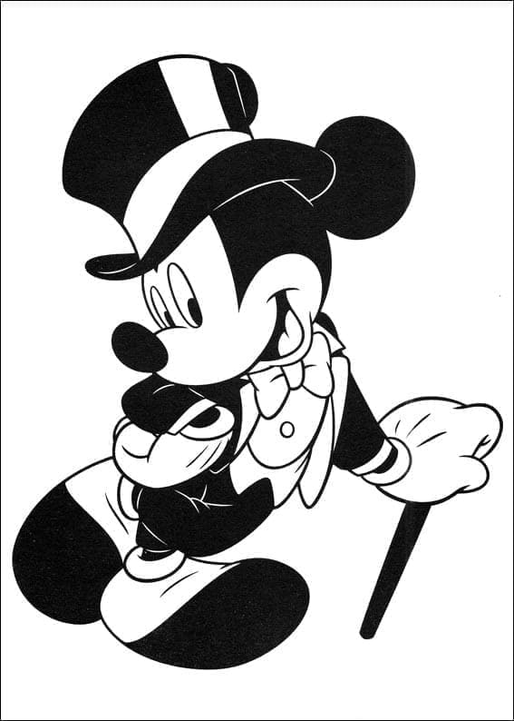 Mickey Mouse om af te Drukken