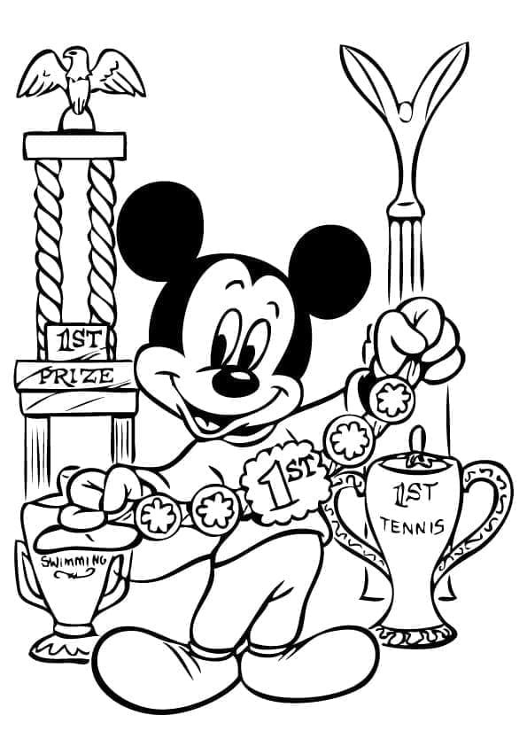Mickey Mouse uit Disney