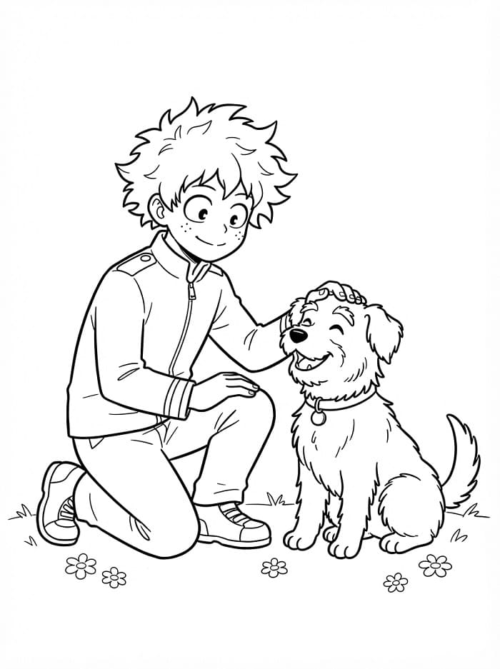 Midoriya uit My Hero Academia