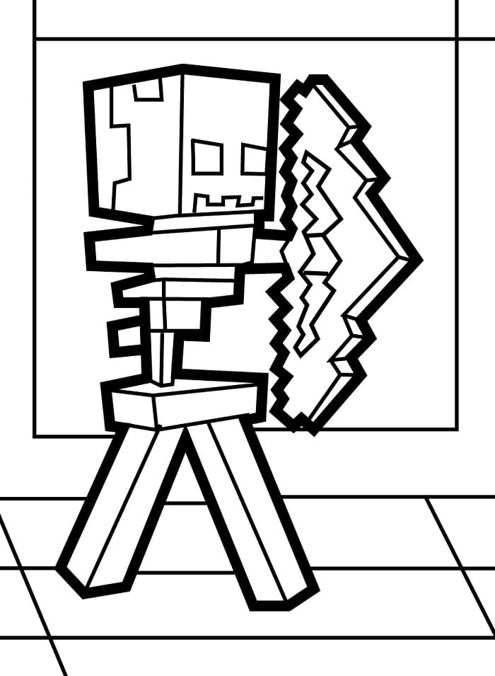 Minecraft afdrukbaar voor kinderen
