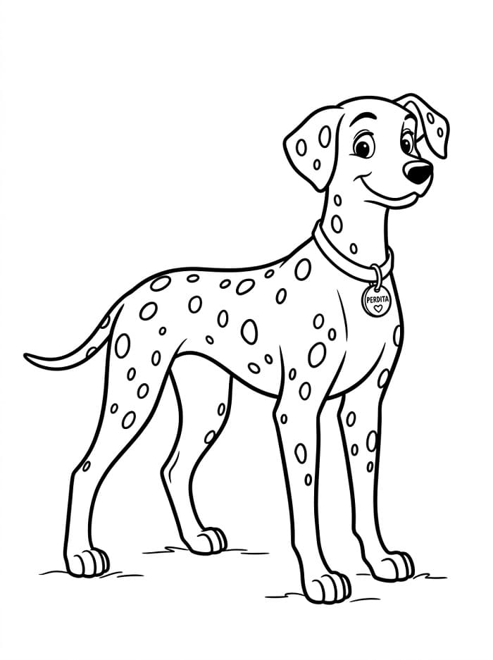 Mooie hond uit 101 Dalmatiërs