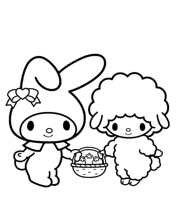 My Melody Gratis Afdrukbaar