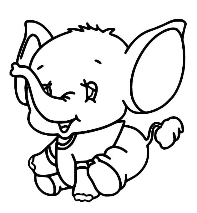 Olifant om Uit te Printen