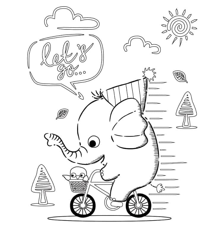Olifant om af te Drukken