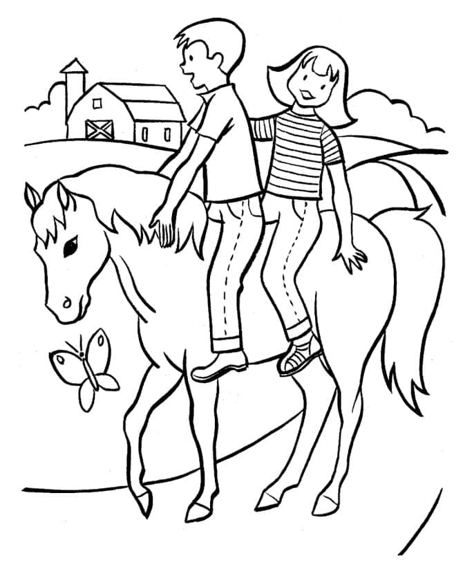 Paard om af te Drukken