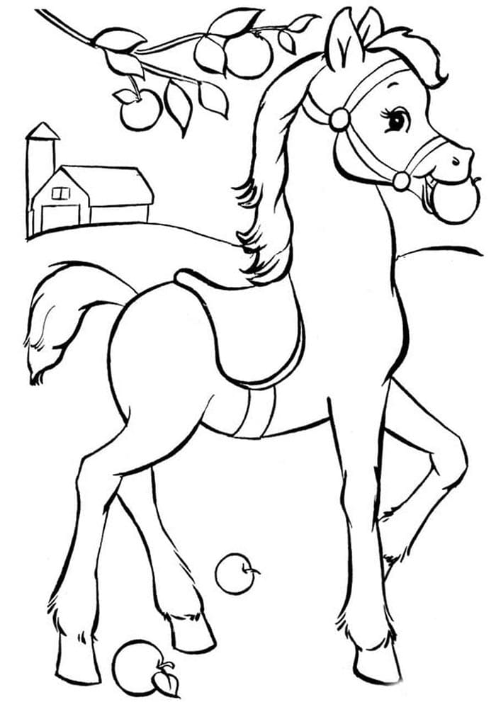 Paard om te Printen