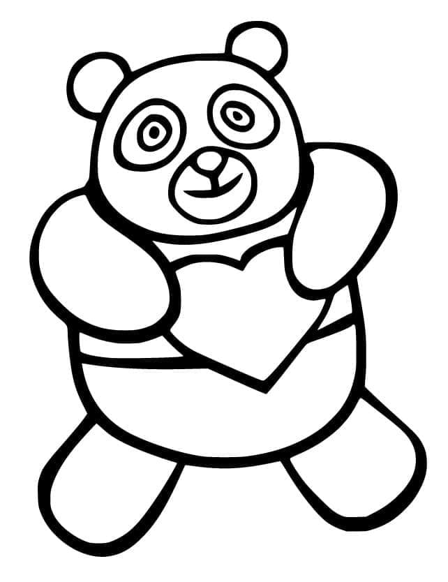 Panda om af te Drukken