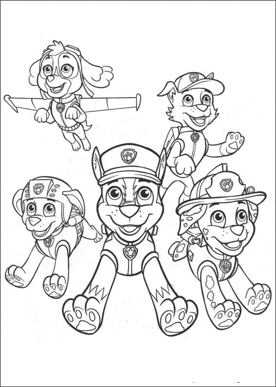 Paw Patrol om te Printen