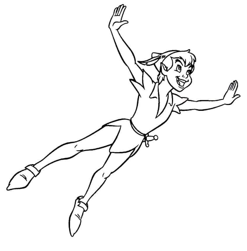 Peter Pan om te printen