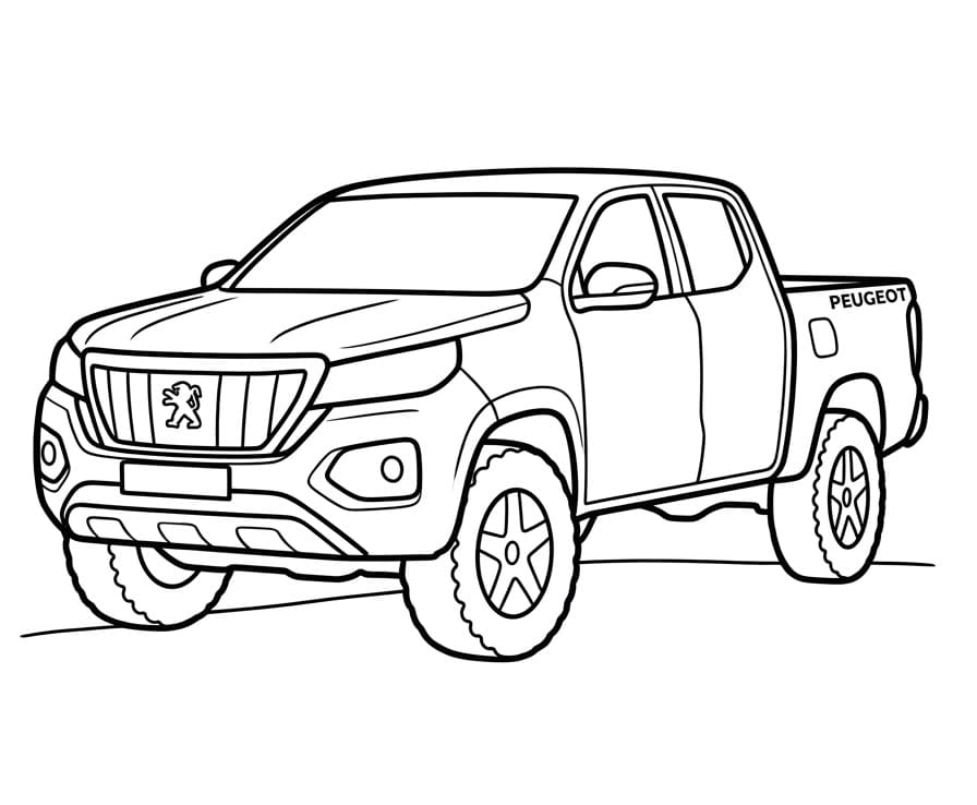 Peugeot pick-up truck