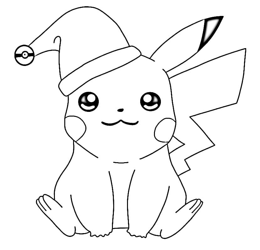 Pikachu afdrukbaar voor kinderen