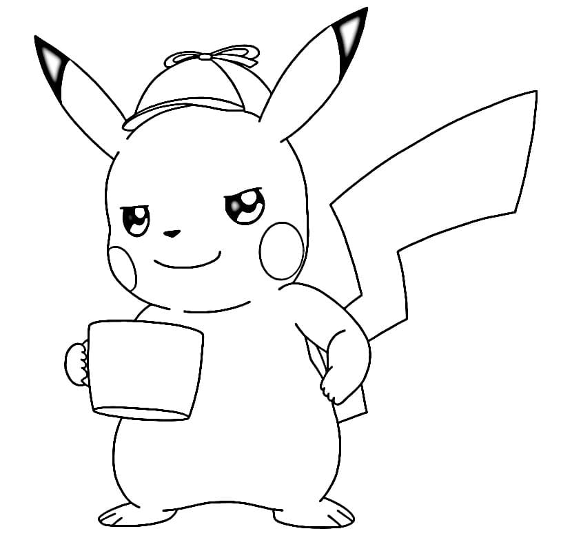 Pikachu gratis printbaar