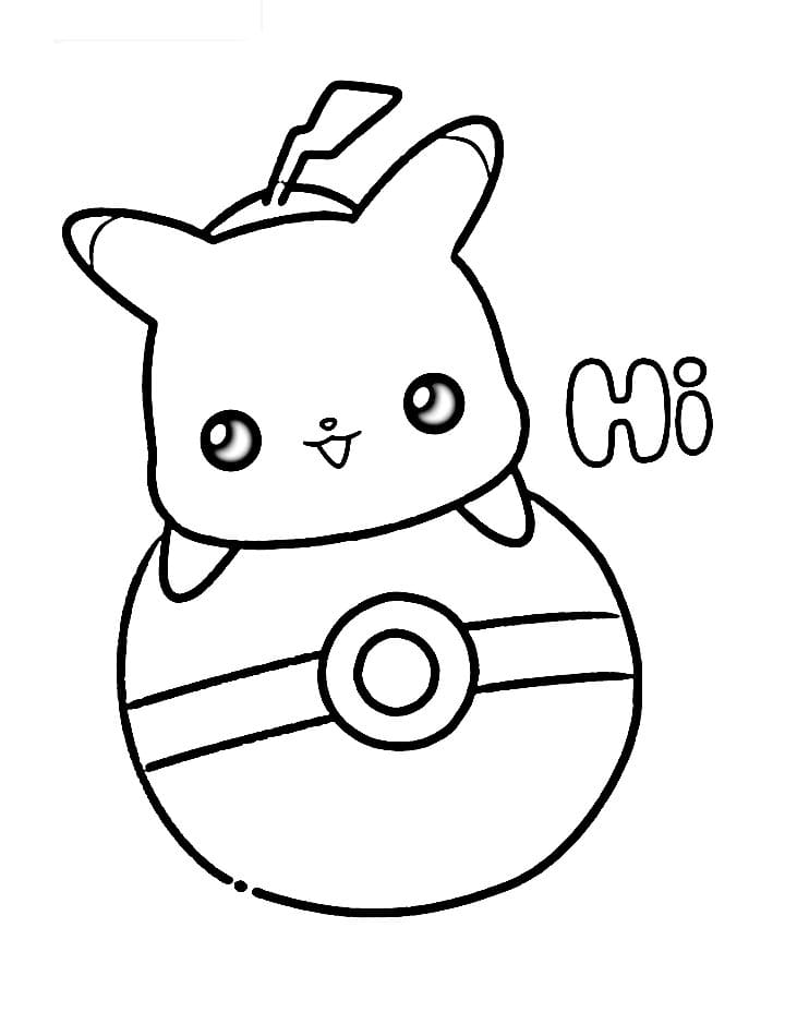 Pikachu gratis voor kinderen
