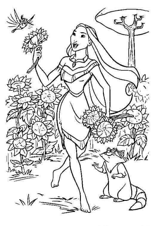 Pocahontas om te Printen