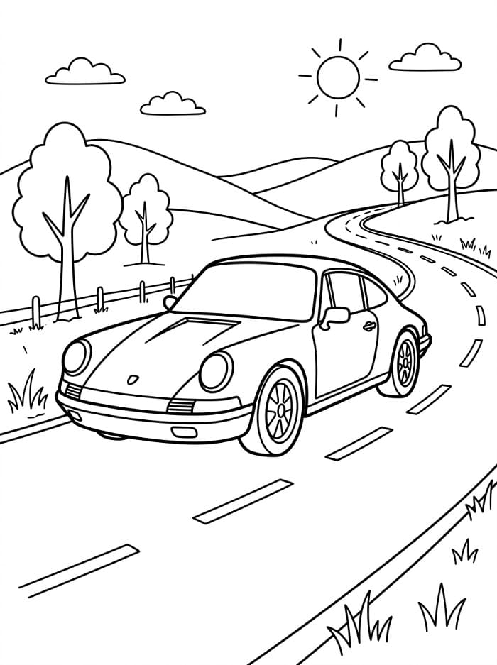Porsche om af te drukken