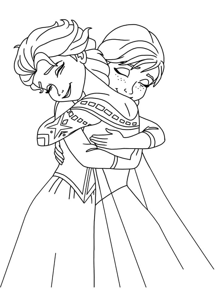 Prachtige Elsa en Anna