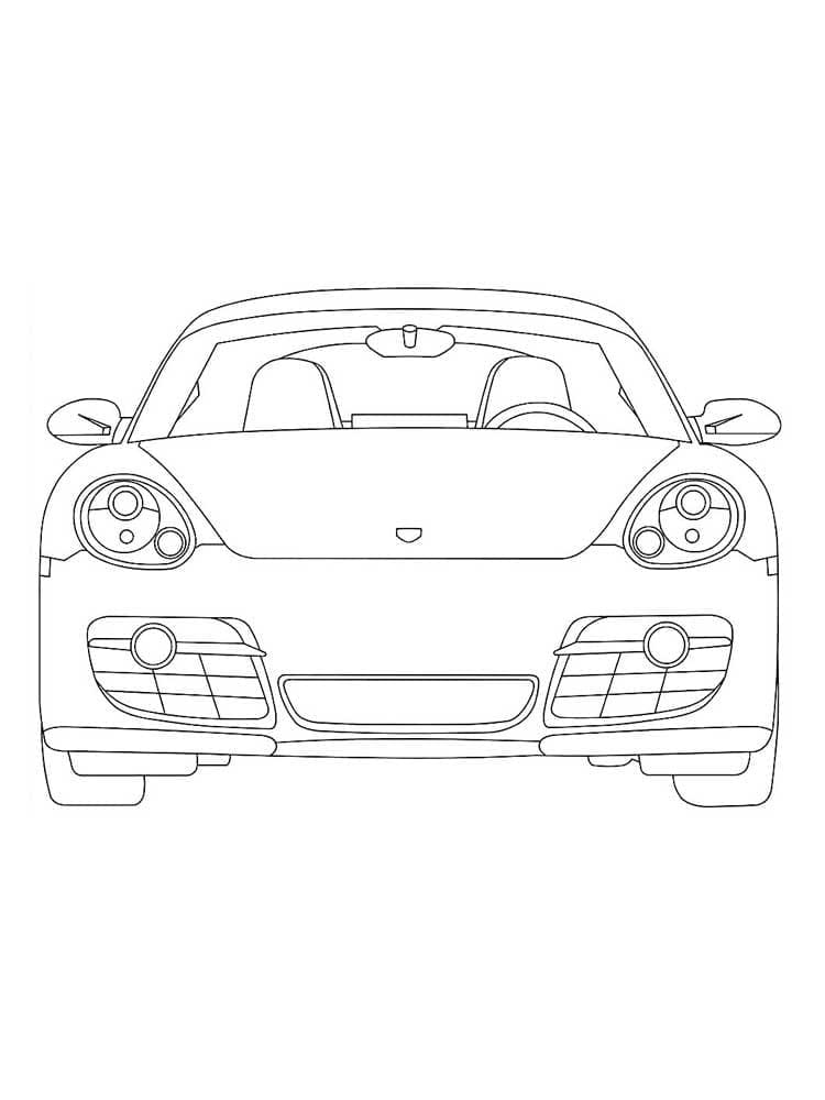 Printbaar gratis Porsche
