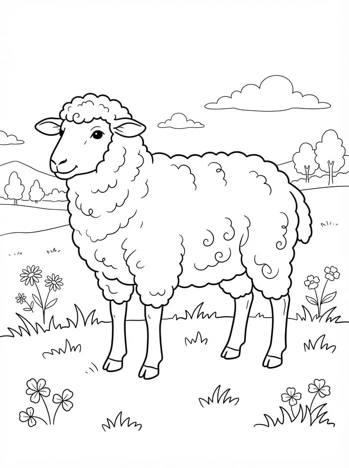 Printbaar schaap