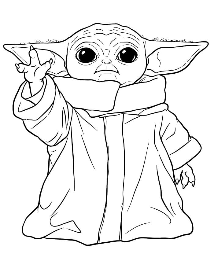 Printbare Baby Yoda