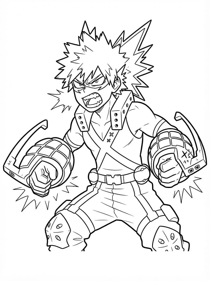 Printbare Bakugo