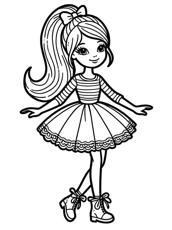 Printbare Barbie Afbeelding