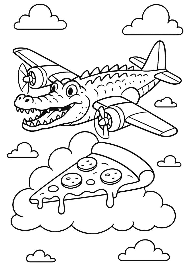 Printbare Bombardiro Crocodilo