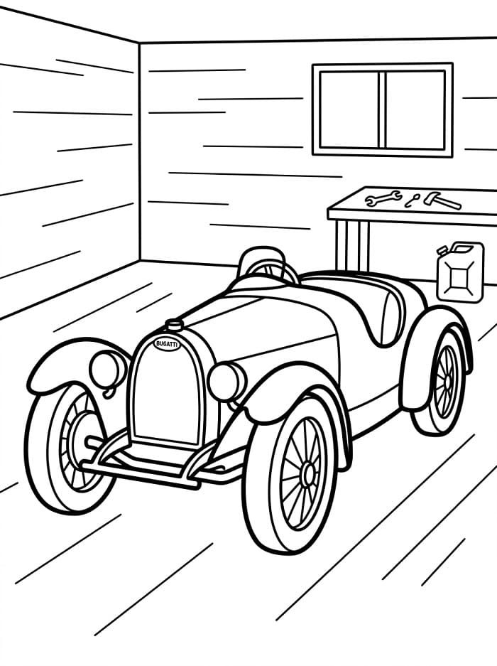 Printbare Bugatti