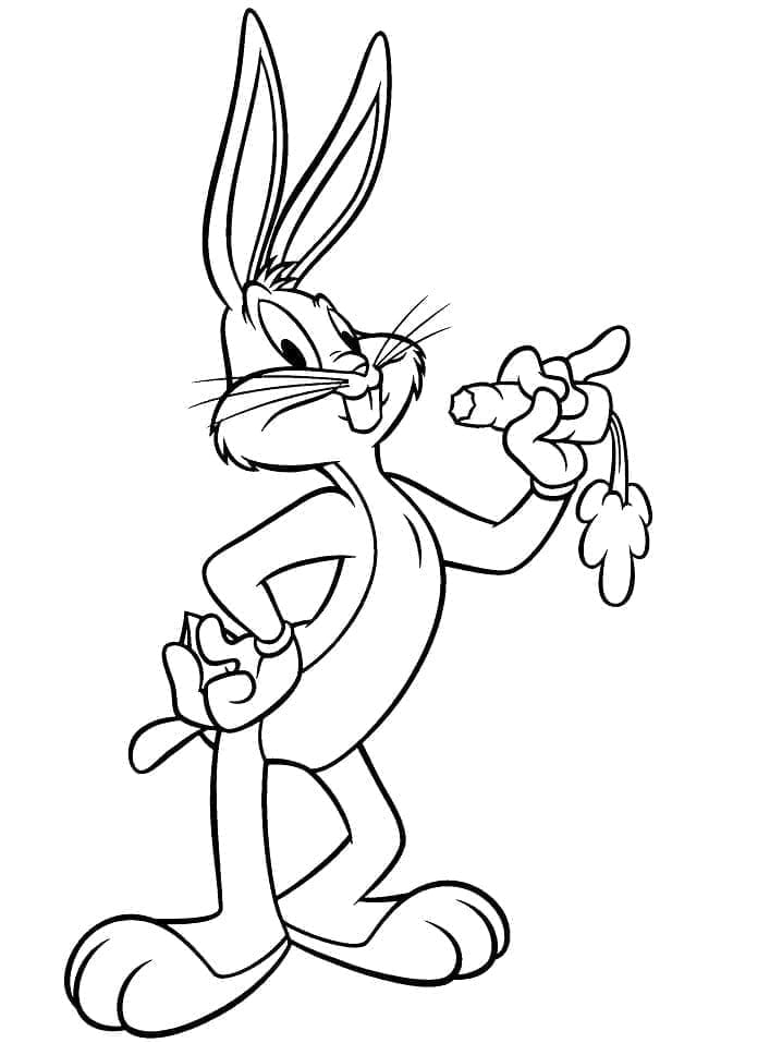 Printbare Bugs Bunny Afbeelding