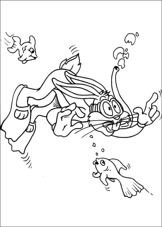 Printbare Bugs Bunny voor Kinderen