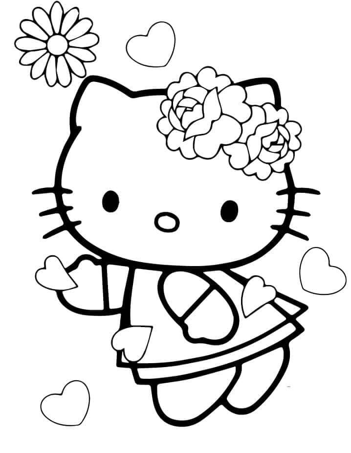 Printbare Hello Kitty voor Kinderen