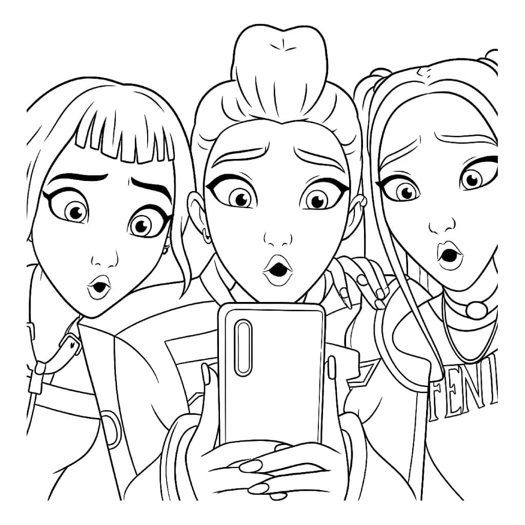 Printbare KPop Demon Hunters