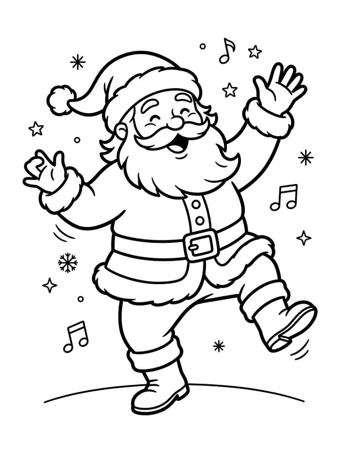 Printbare Kerstman