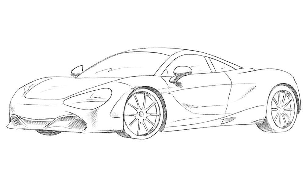 Printbare McLaren voor kinderen