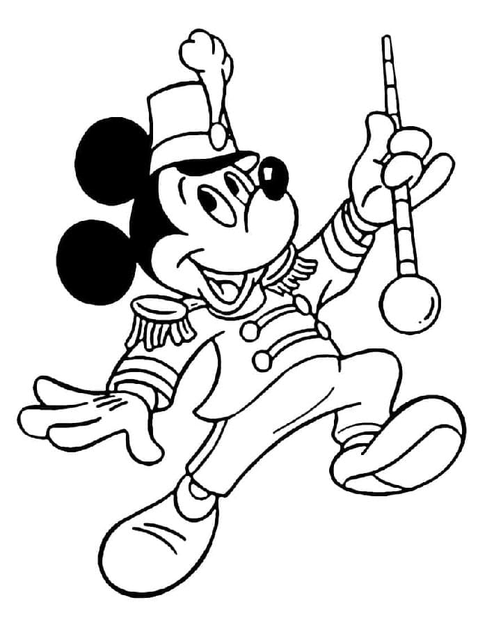Printbare Mickey Mouse Afbeelding