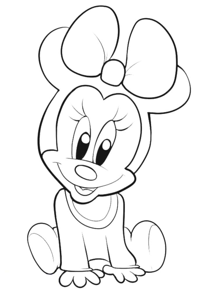 Printbare Minnie Mouse afbeelding