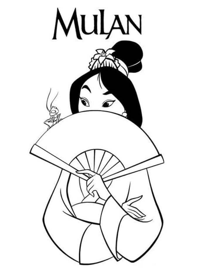 Printbare Mulan Afbeelding
