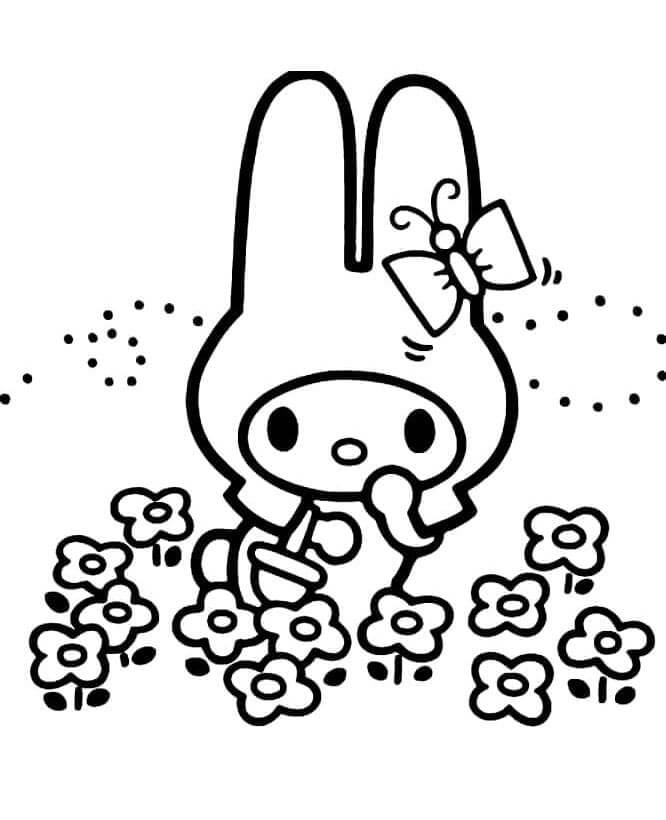 Printbare My Melody voor Kinderen
